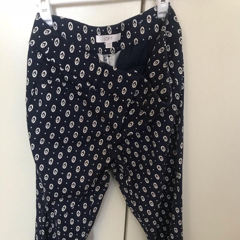 Loft printed slacks